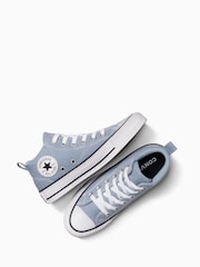 Converse Blue Youth Chuck Taylor Malden Street Trainers - Image 6 of 8