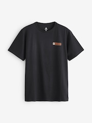 Converse Black Graphic Logo Back Print T-Shirt - Image 1 of 1