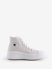 Converse Grey Chuck Taylor All Star Move Trainers - Image 1 of 9
