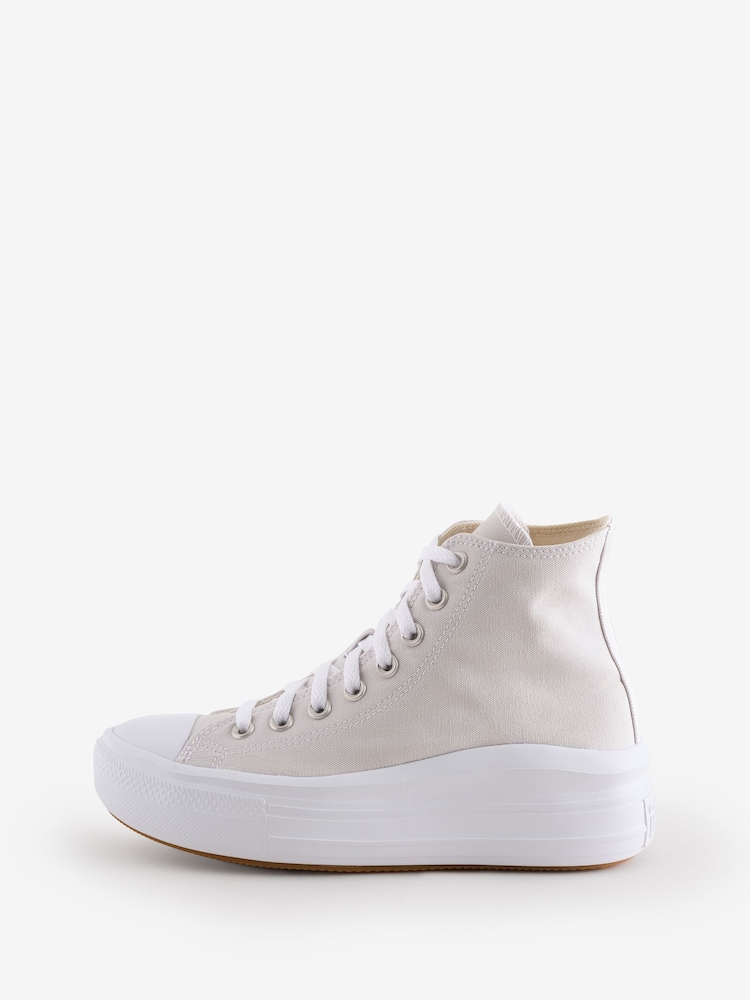 Converse Grey Chuck Taylor All Star Move Trainers - Image 2 of 9