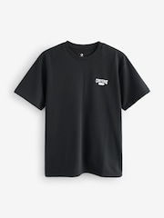 Converse Black Retro All Star Back Graphic T-Shirt - Image 1 of 2