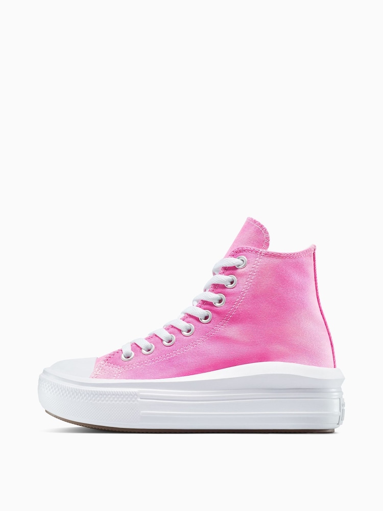 Converse Youth Chuck Taylor Tie Dye Move Trainers - Imagen 2 de 7