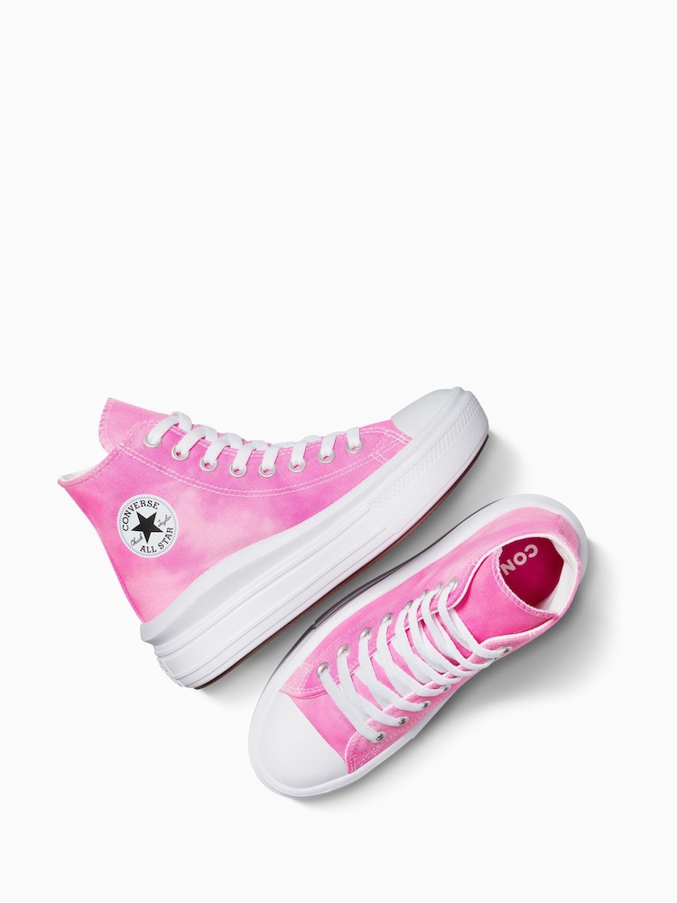 Converse Baskets Chuck Taylor Tie Dye Move pour jeunes - Image 5 of 7