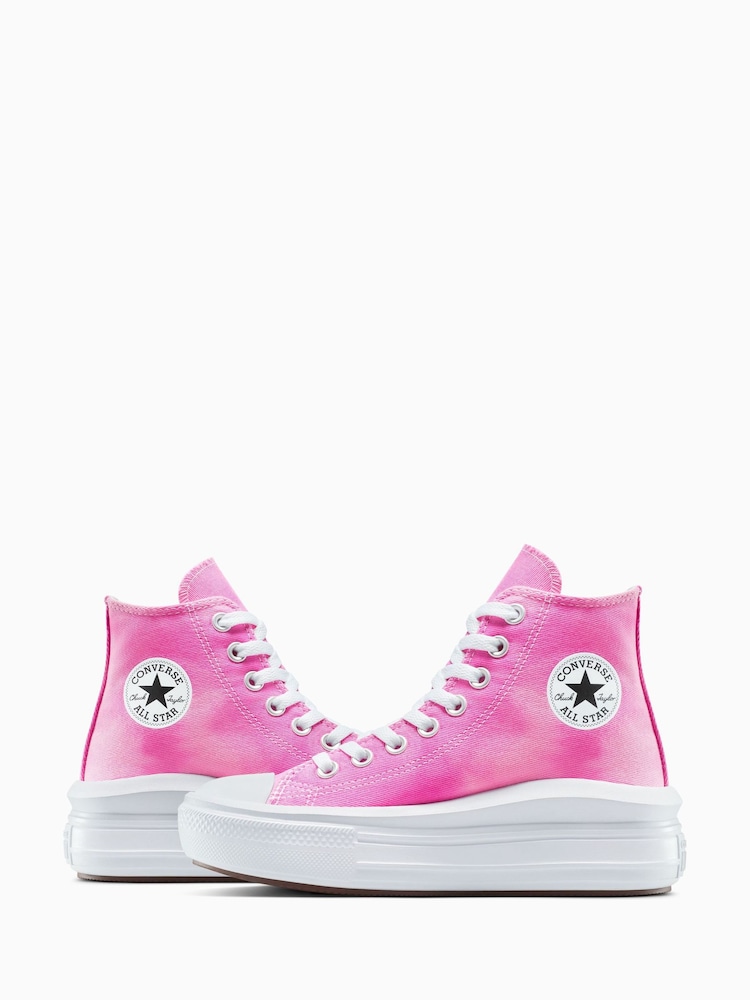 Converse Baskets Chuck Taylor Tie Dye Move pour jeunes - Image 6 of 7