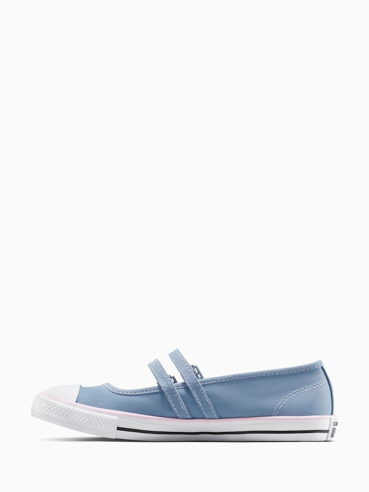 Converse Blue Chuck Taylor All Star Dainty Mary Jane Trainers - Image 2 of 8