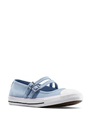 Converse Blue Chuck Taylor All Star Dainty Mary Jane Trainers - Image 3 of 8