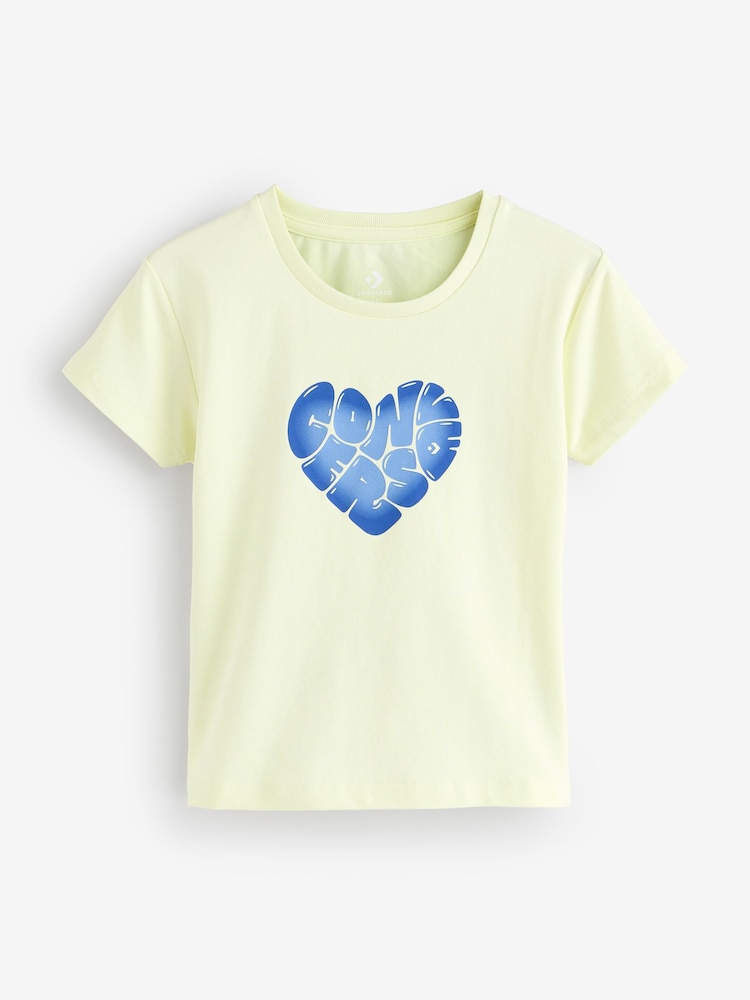 Converse Yellow Heart T-Shirt - Image 1 of 1