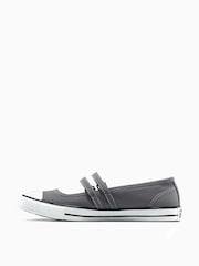 Converse Grey Chuck Taylor All Star Dainty Mary Jane Trainers - Image 2 of 8