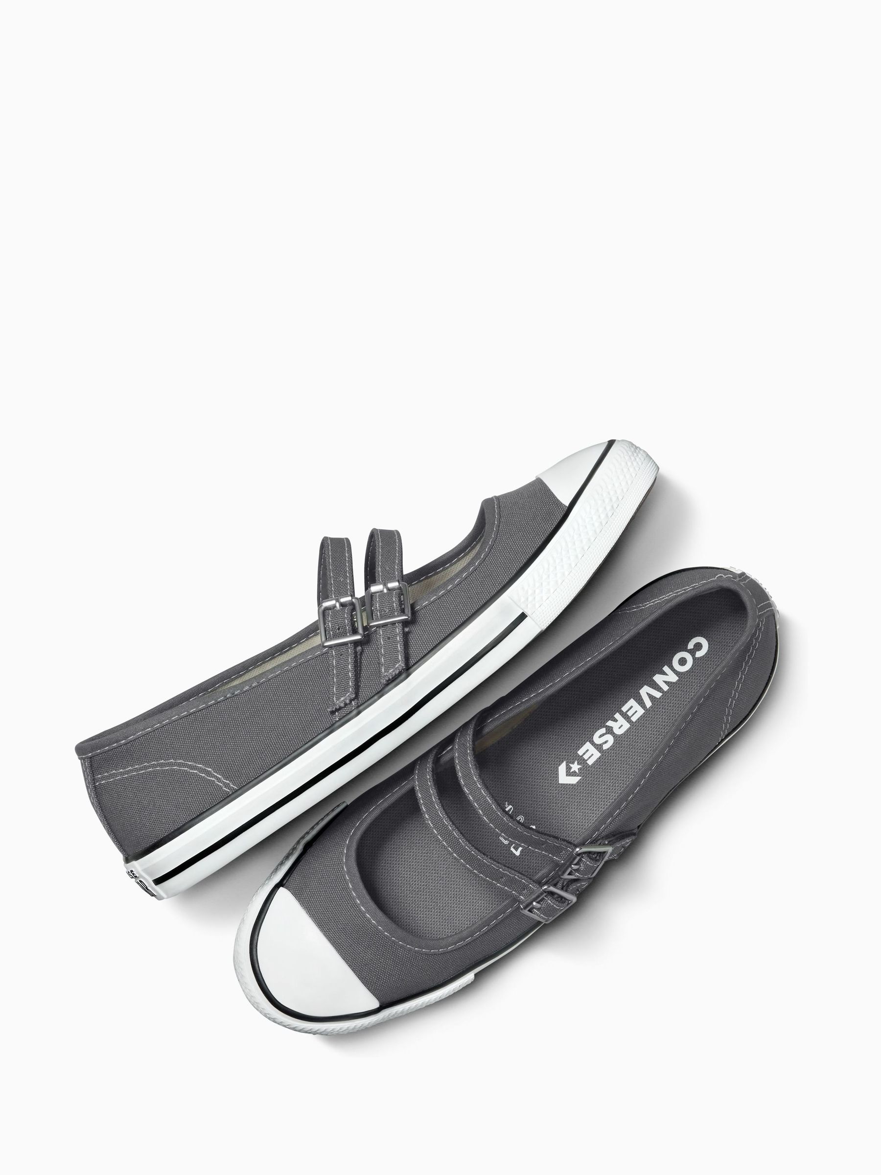 Buy Converse Grey Chuck Taylor All Star Dainty Mary Jane Trainers