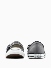 Converse Grey Chuck Taylor All Star Dainty Mary Jane Trainers - Image 7 of 8
