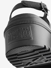Converse Black Chuck Taylor All Star Lugged Heel Sandals - Image 11 of 13