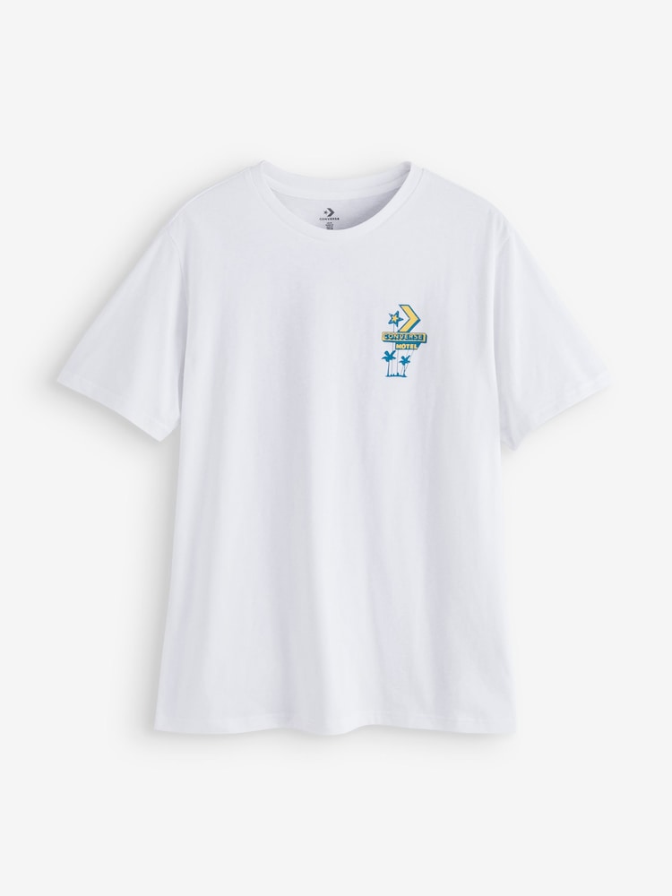 Converse 100 % Baumwolle Motel Back Grafik-T-Shirt - Bild 1 von 2
