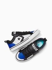 Converse White Junior Pro Blaze Strap Leather Trainers - Image 5 of 7