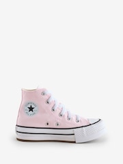 Converse Pink Junior Chuck Taylor EVA Lift Trainers - Image 1 of 8