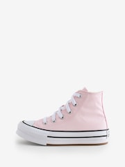 Converse Pink Junior Chuck Taylor EVA Lift Trainers - Image 2 of 8