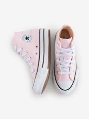 Converse Pink Junior Chuck Taylor EVA Lift Trainers - Image 4 of 8