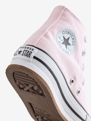 Converse Pink Junior Chuck Taylor EVA Lift Trainers - Image 7 of 8
