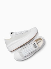 Converse Grey All Star Move Chuck Ox Platform Trainers - Image 5 of 7