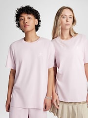 Converse Pink Embroidered Star Chevron T-Shirt - Image 1 of 4