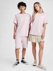 Converse Pink Embroidered Star Chevron T-Shirt - Image 3 of 4