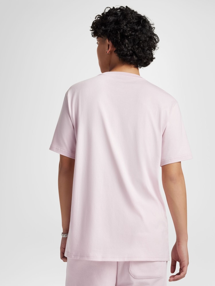 Converse Pink Embroidered Star Chevron T-Shirt - Image 4 of 4