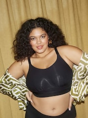 Elomi Downtime Non Wired Black Bralette - Image 1 of 4