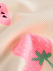Yellow Strawberry Rib Leggings (3-16yrs) - Image 5 of 6