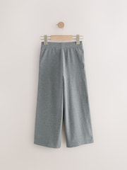 Charcoal Grey 1 Pack Wide Leg Jersey Trousers (3-16yrs) - Image 2 of 4