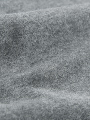Charcoal Grey 1 Pack Wide Leg Jersey Trousers (3-16yrs) - Image 4 of 4