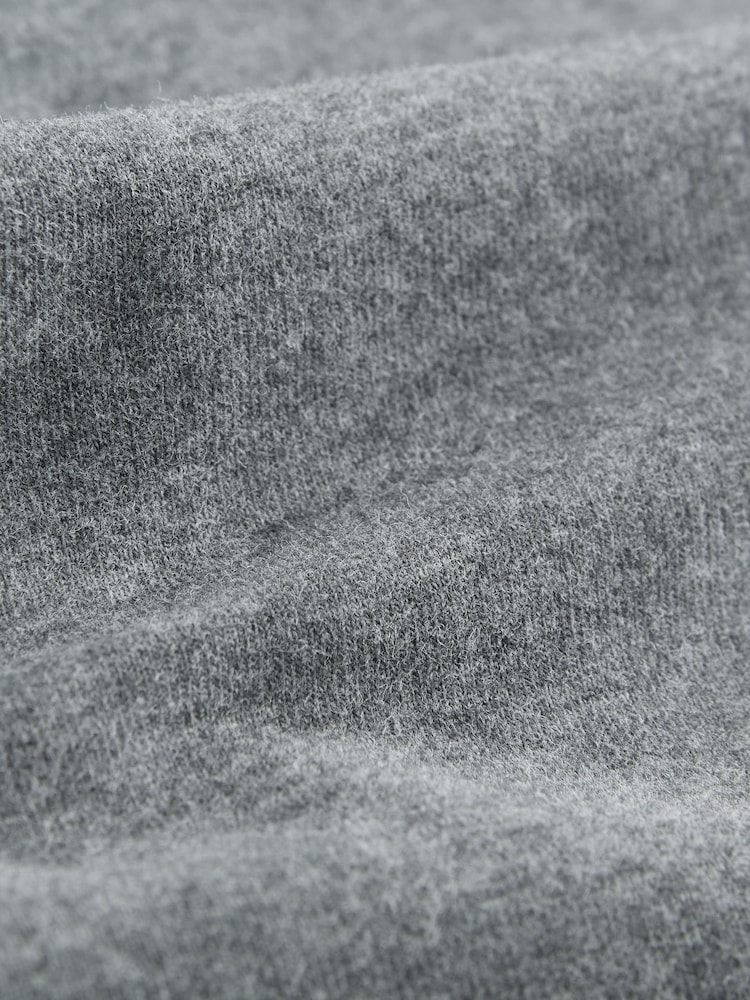 Charcoal Grey 1 Pack Wide Leg Jersey Trousers (3-16yrs) - Image 4 of 4