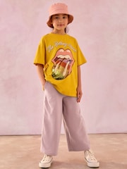 Pink 1 Pack Wide Leg Jersey Trousers (3-16yrs) - Image 1 of 6