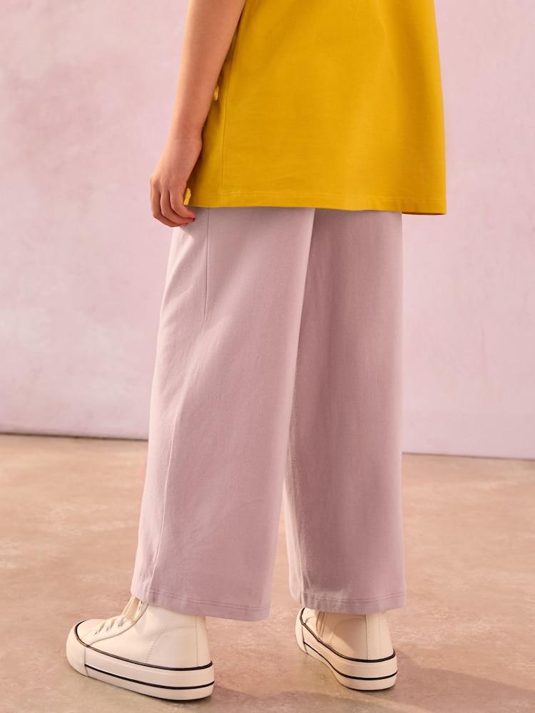 Pink 1 Pack Wide Leg Jersey Trousers (3-16yrs) - Image 2 of 6