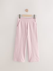 Pink 1 Pack Wide Leg Jersey Trousers (3-16yrs) - Image 3 of 6