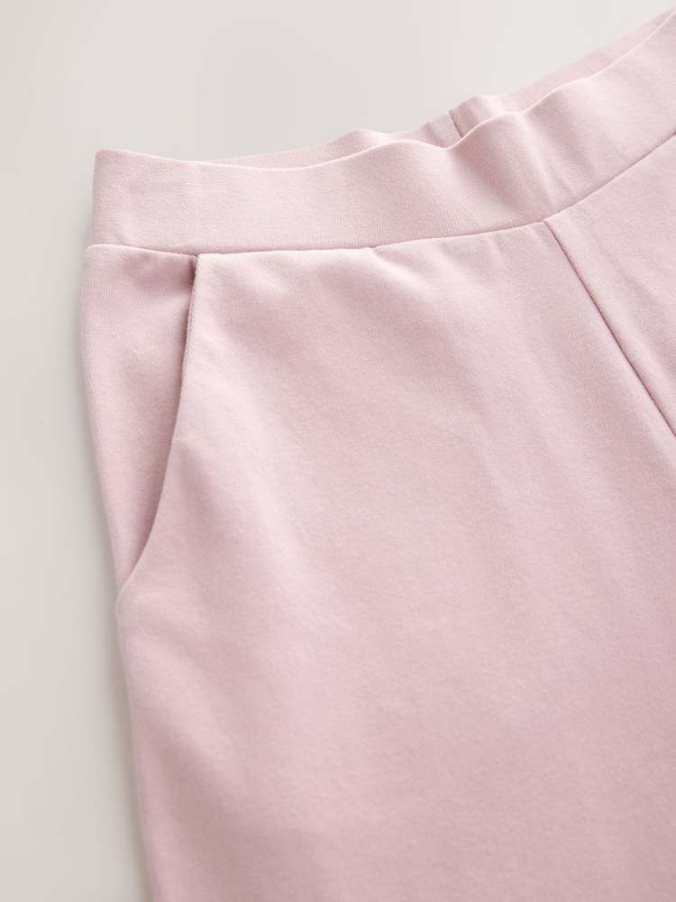 Pink 1 Pack Wide Leg Jersey Trousers (3-16yrs) - Image 6 of 6