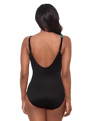 Miraclesuit Tummy Control Flor De Mare Oceanus Black Swimsuit - Image 3 of 5