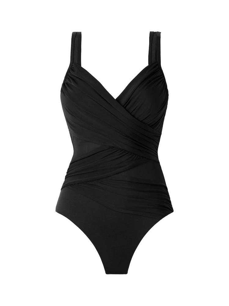 Svart - Miraclesuit Tummy Control Madero Plunge Badedrakt - Bilde 5 av 5
