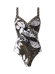Miraclesuit Tummy Control Elle Dorado Sanibel Black Swimsuit - Image 6 of 6