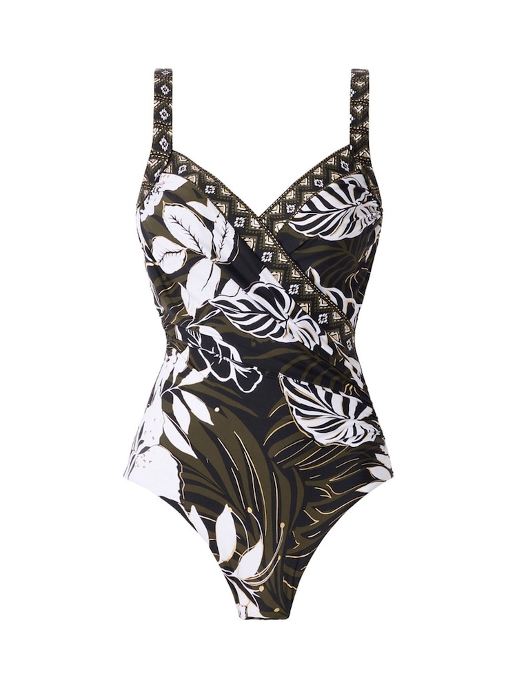 Miraclesuit Tummy Control Elle Dorado Sanibel Black Swimsuit - Image 6 of 6