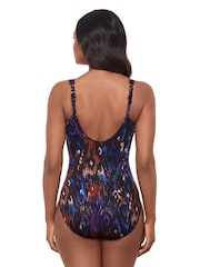 Miraclesuit Tummy Control Elle Dorado Sanibel Black Swimsuit - Image 5 of 6