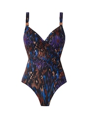 Miraclesuit Tummy Control Elle Dorado Sanibel Black Swimsuit - Image 6 of 6