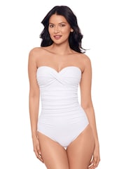 Miraclesuit Tummy Control Rock Solid Madrid Bandeaux Swimsuit - Image 2 of 5