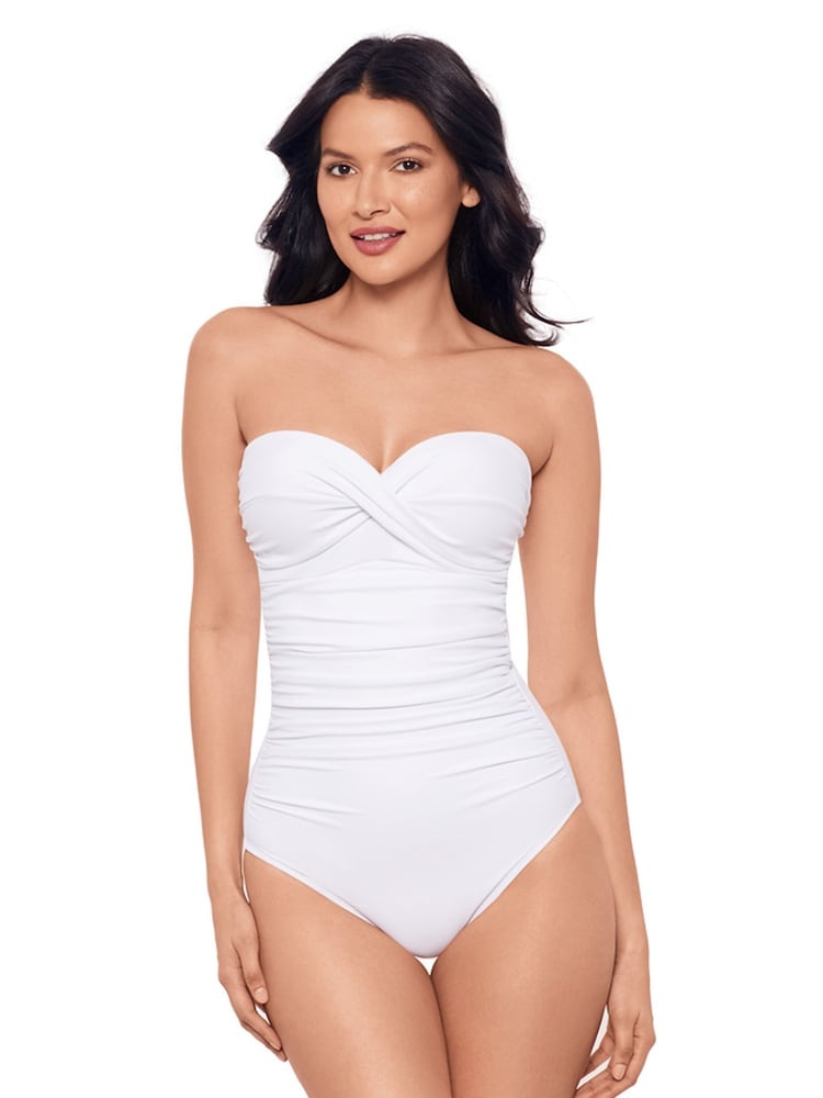 Miraclesuit Tummy Control Rock Solid Madrid Bandeaux Swimsuit - Image 2 of 5