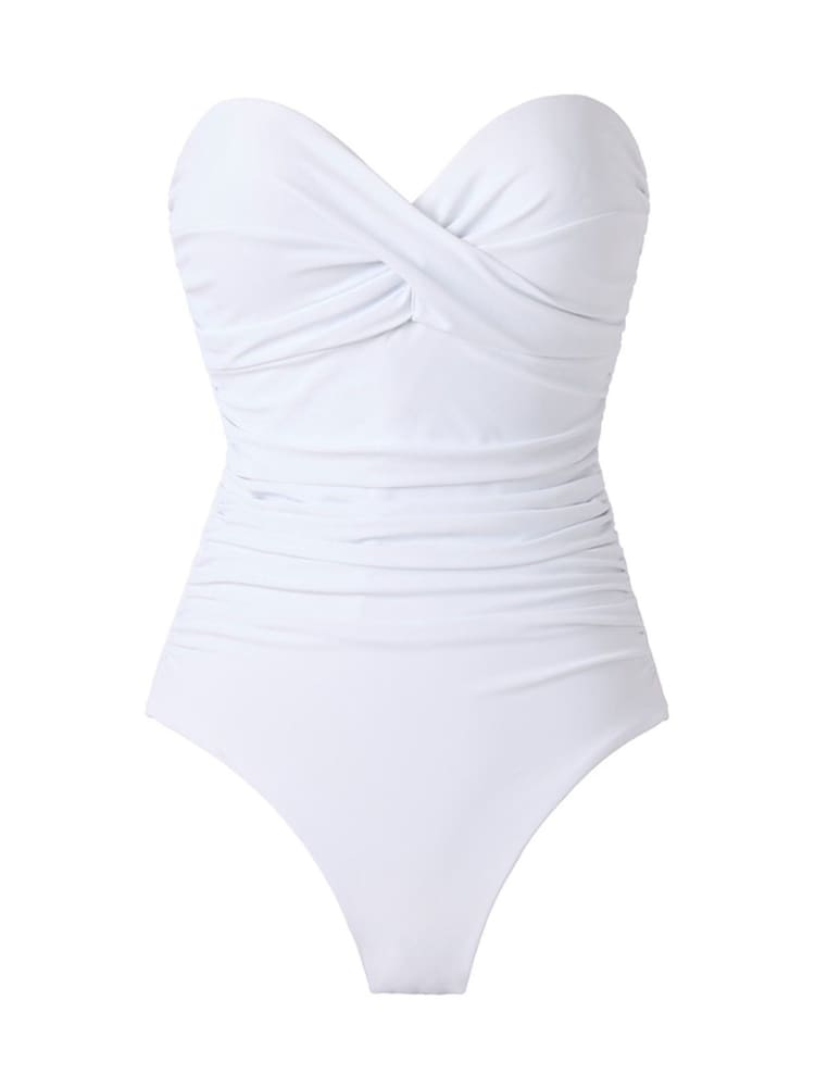 Miraclesuit Tummy Control Rock Solid Madrid Bandeaux Swimsuit - Image 5 of 5
