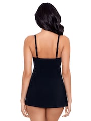 Miraclesuit Tummy Control Twisted Sisters Adora Black Swim Dress - Image 4 of 5