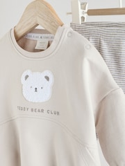 Grey Bear Baby Sweatshirt and Leggings Set - Image 7 of 11