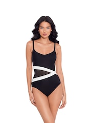 Miraclesuit Tummy Control Spectra Lyra Black Swimsuit - Image 3 of 5