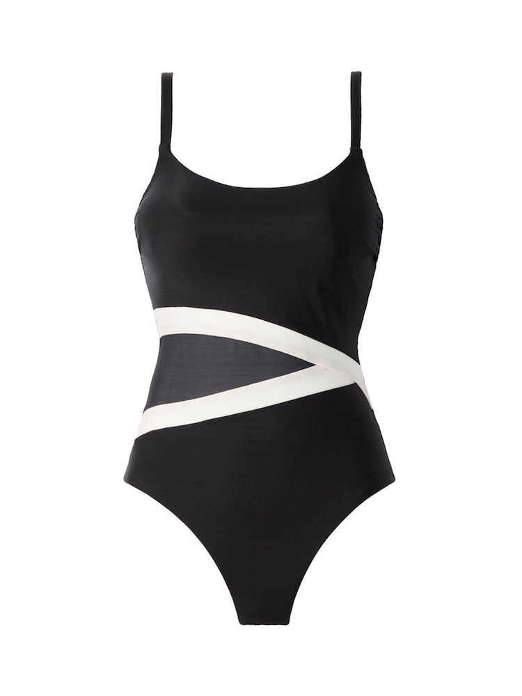 Miraclesuit Tummy Control Spectra Lyra Black Swimsuit - Image 5 of 5
