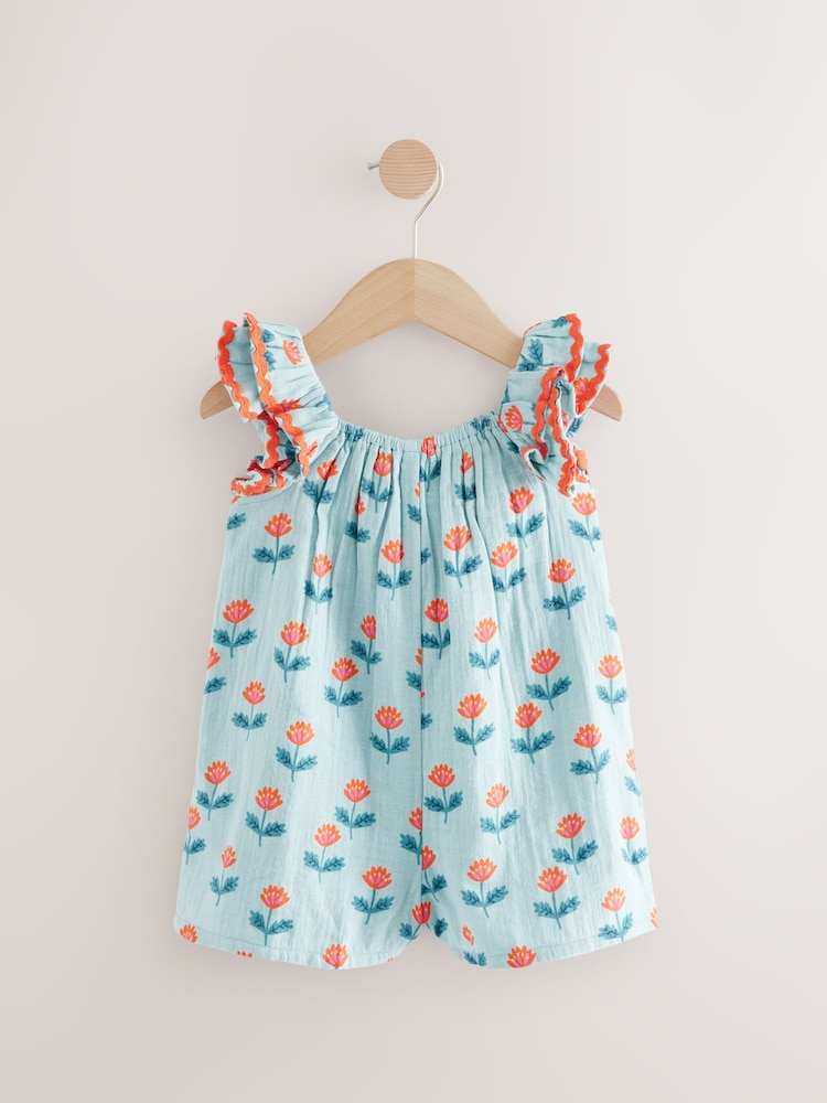 Blue Pull-On Playsuit (3mths-7yrs) - Image 6 of 8