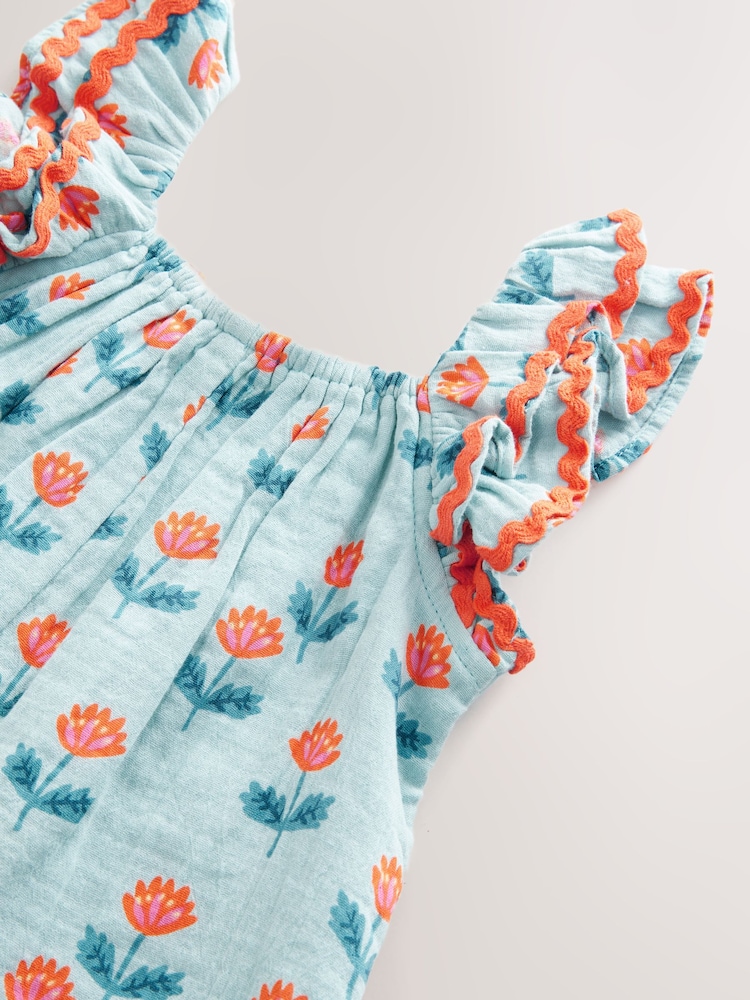 Blue Pull-On Playsuit (3mths-7yrs) - Image 7 of 8