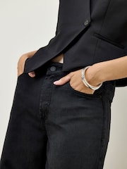Apricot Black Elisa Wide Leg Jeans - Image 3 of 5